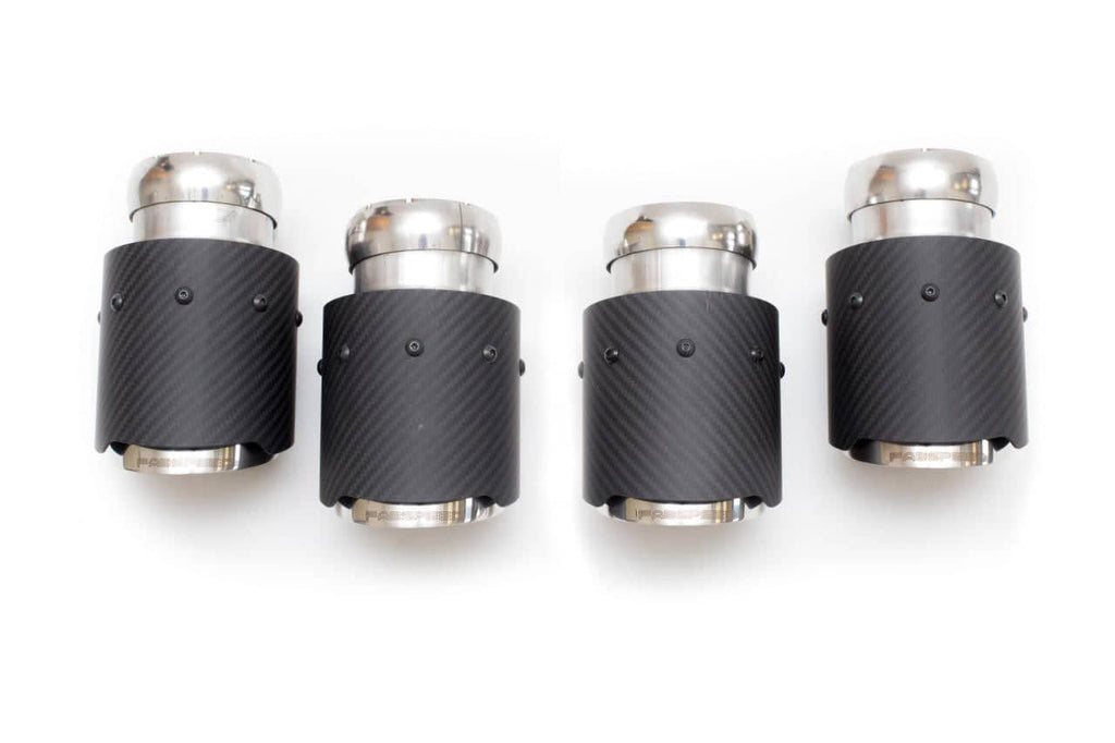 Kies-Motorsports Fabspeed Motorsports Fabspeed Porsche E3 Cayenne S 2.9L Turbo Deluxe Quad Style Tips