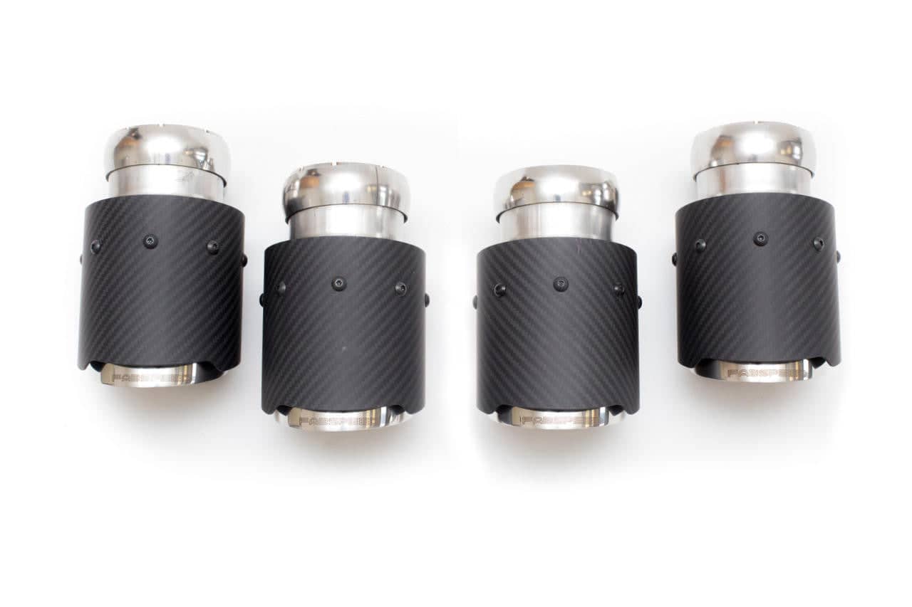Kies-Motorsports Fabspeed Motorsports Fabspeed Porsche E3 Cayenne S 2.9L Turbo Deluxe Quad Style Tips