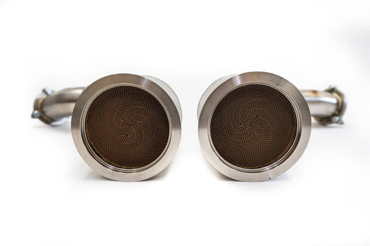 Kies-Motorsports Fabspeed Motorsports Fabspeed Porsche E3 Cayenne S 2.9L Turbo / Turbo S Primary Sport Catalytic Converters