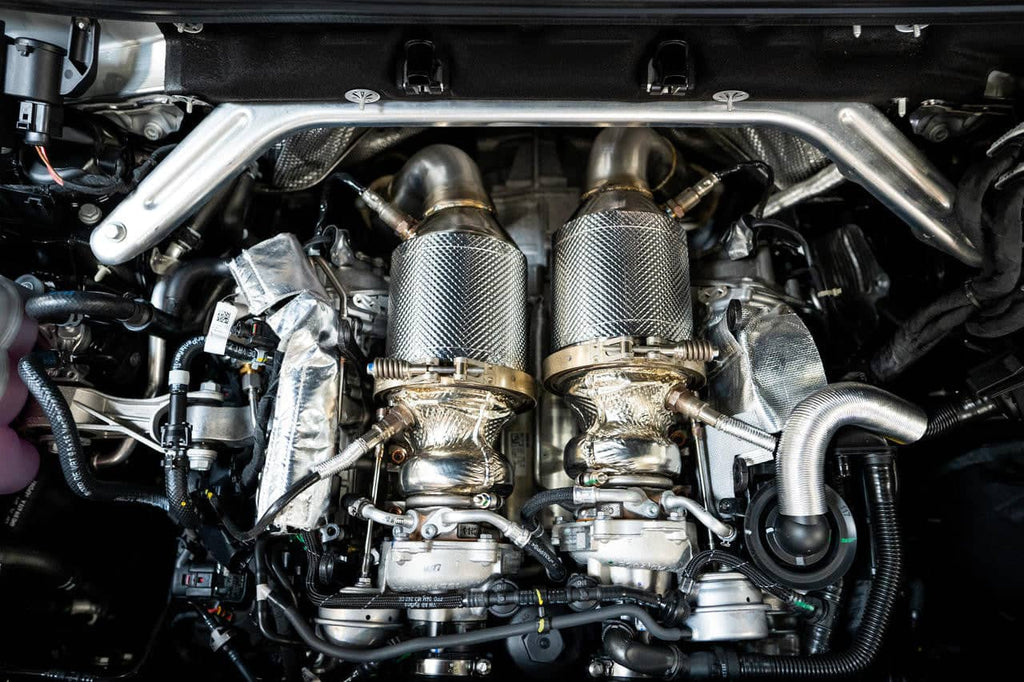 Kies-Motorsports Fabspeed Motorsports Fabspeed Porsche E3 Cayenne S 2.9L Turbo / Turbo S Primary Sport Catalytic Converters
