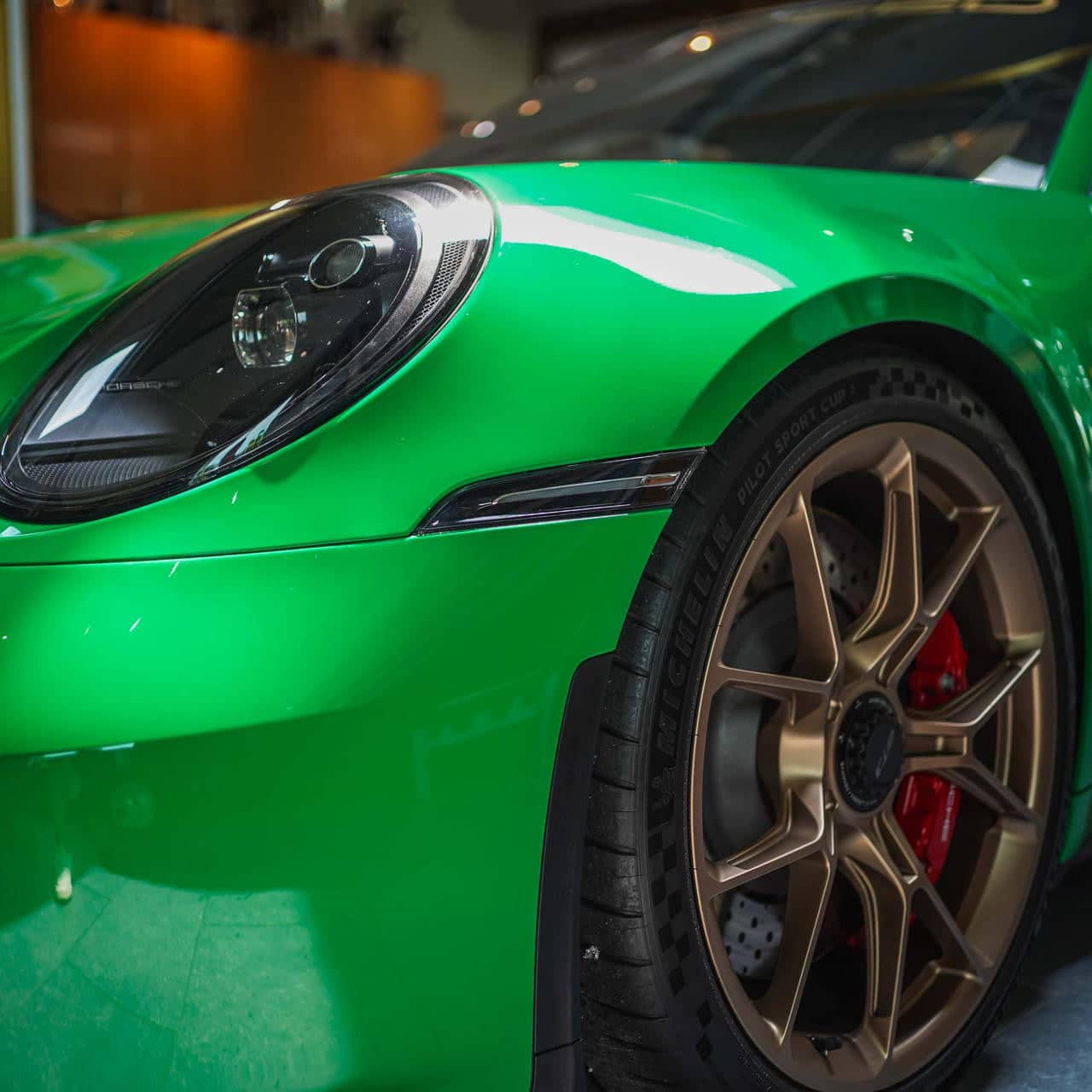 Porsche 992 OEM Clear Side Marker Lights (2019+) Secondary image