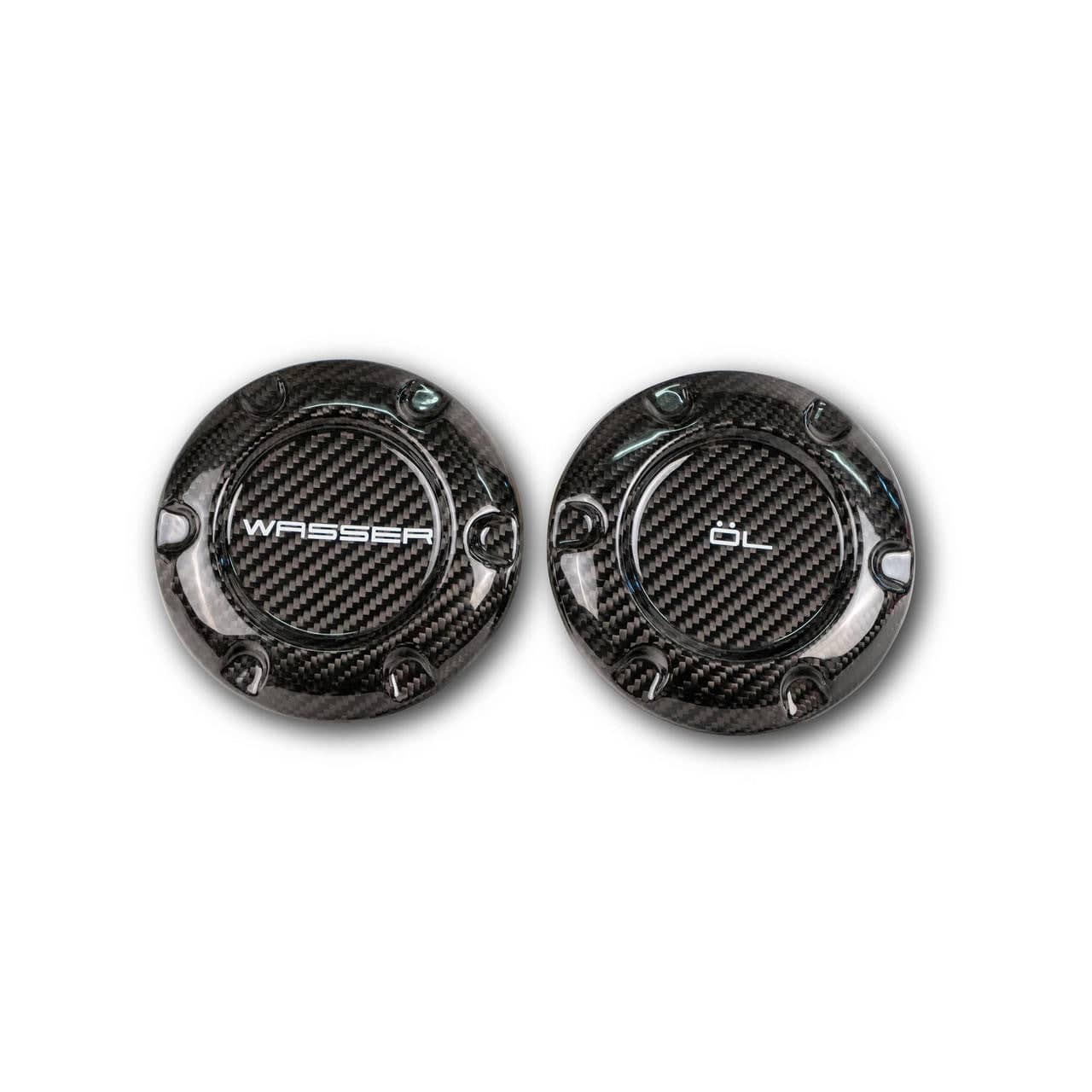 Kies-Motorsports Fabspeed Motorsports Porsche Cayman Carbon Fiber Oil & Water Caps