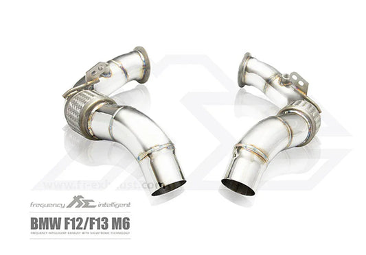Kies-Motorsports Fi EXHAUST BMW F12/F13 M6 Catless Downpipe With Ceramic Coating (Gold)