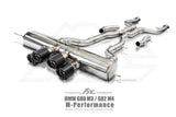 Kies-Motorsports Fi Exhaust BMW Fi Exhaust F87N M2 Competition |3.0T S55|2018+Front Pipe + Mid X-Pipe + Valvetronic Muffler + Quad Silver Tips (Retains OEM Valve Settings - No Remote)