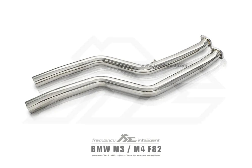 Kies-Motorsports Fi Exhaust BMW Fi Exhaust F87N M2 Competition |3.0T S55|2018+Front Pipe + Mid X-Pipe + Valvetronic Muffler + Quad Silver Tips (Retains OEM Valve Settings - No Remote)