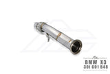 Kies-Motorsports Fi Exhaust BMW Fi Exhaust G01 X3 30i |B48|2019-2022 Front Pipe + Mid Pipe + Valvetronic Muffler + Dual Silver Tips (Retains OEM Valve Settings - No Remote)