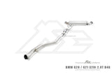 Kies-Motorsports Fi Exhaust BMW Fi Exhaust G20 / G21 320i 2.0T B46  |B46| 2019 +Front Pipe + Mid Pipe + Valvetronic Muffler + Dual Silver Tips + Standard Remote