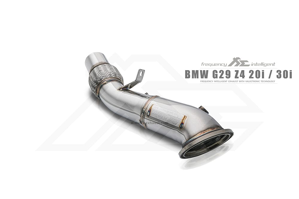 Kies-Motorsports Fi Exhaust BMW Fi Exhaust G29 Z4 20i |2.0T B48| 2019 +Front Pipe + Mid Pipe + Valvetronic Muffler + Dual Silver Tips (Retains OEM Valve Settings - No Remote)