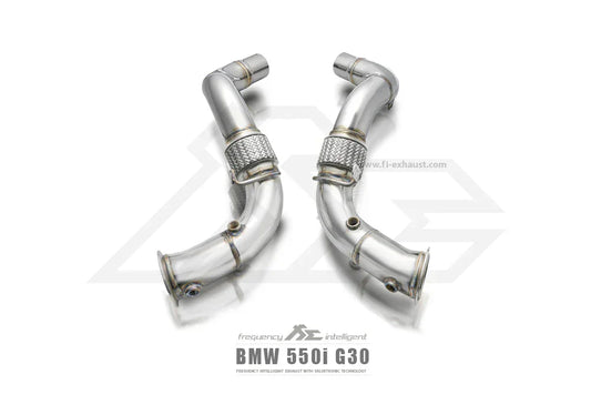 Kies-Motorsports Fi EXHAUST BMW G30 M550i Sport 200 Cell Downpipe