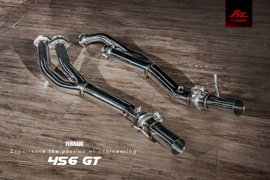 Kies-Motorsports Fi EXHAUST Ferrari 456 GT / M Valvetronic Catback exhaust Silver