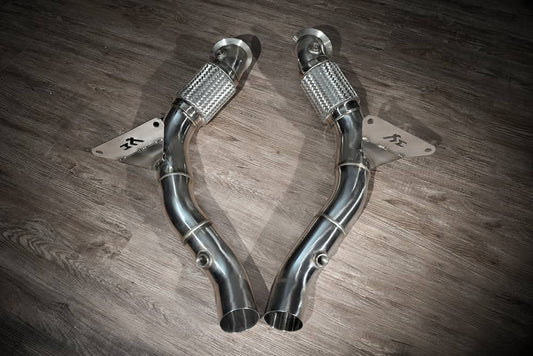 Kies-Motorsports Fi EXHAUST Ferrari 488 GTB | 2015-2020 Sport 200 Cell Downpipe