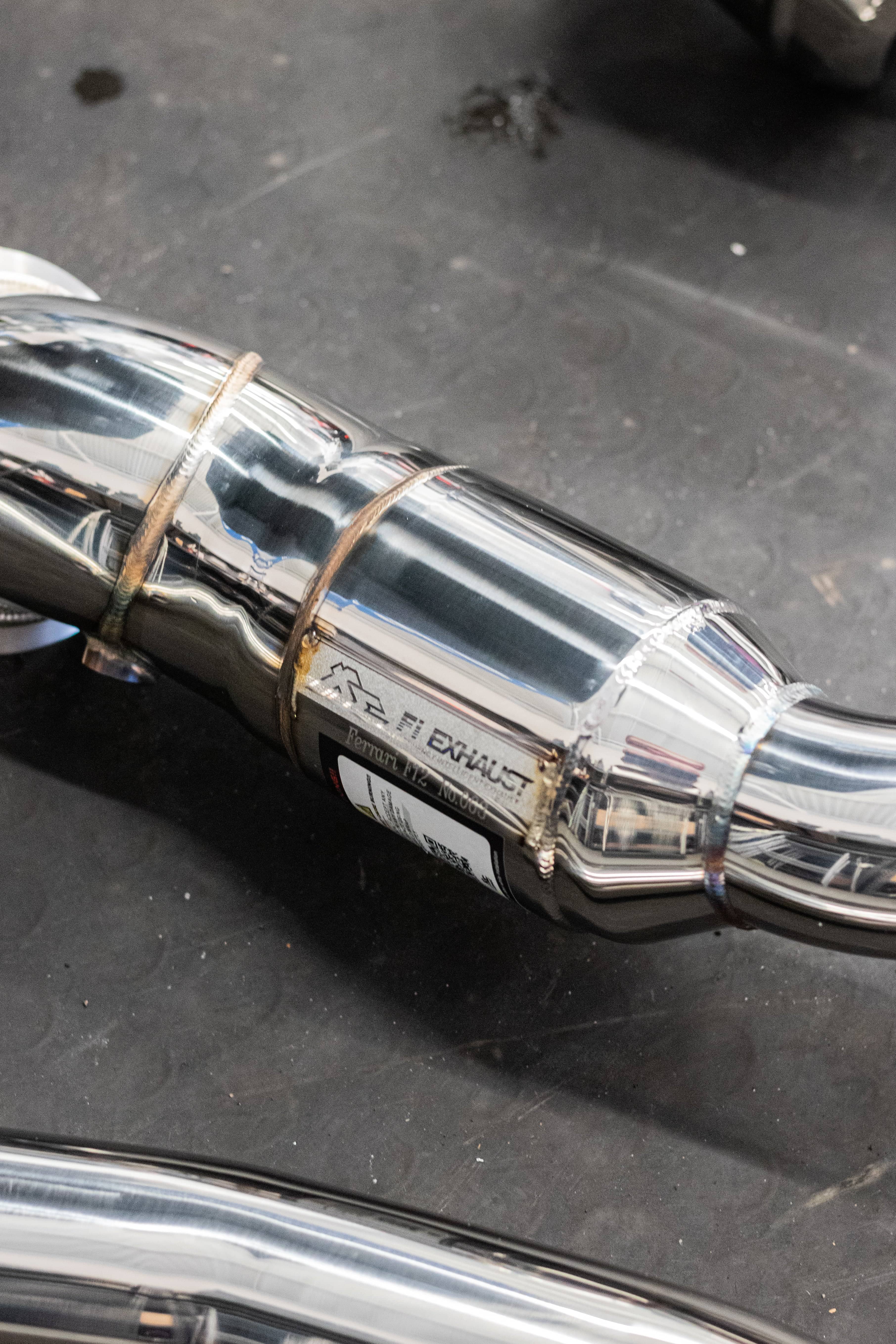 Kies-Motorsports Fi EXHAUST Ferrari 812 Superfast/GTS | 2018-2023 Sport 200 Cell Downpipe