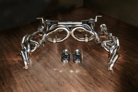 Kies-Motorsports Fi EXHAUST Lamborghini Huracan EVO | Race Version | 2019+ Muffler Exhaust (Non-Valve)