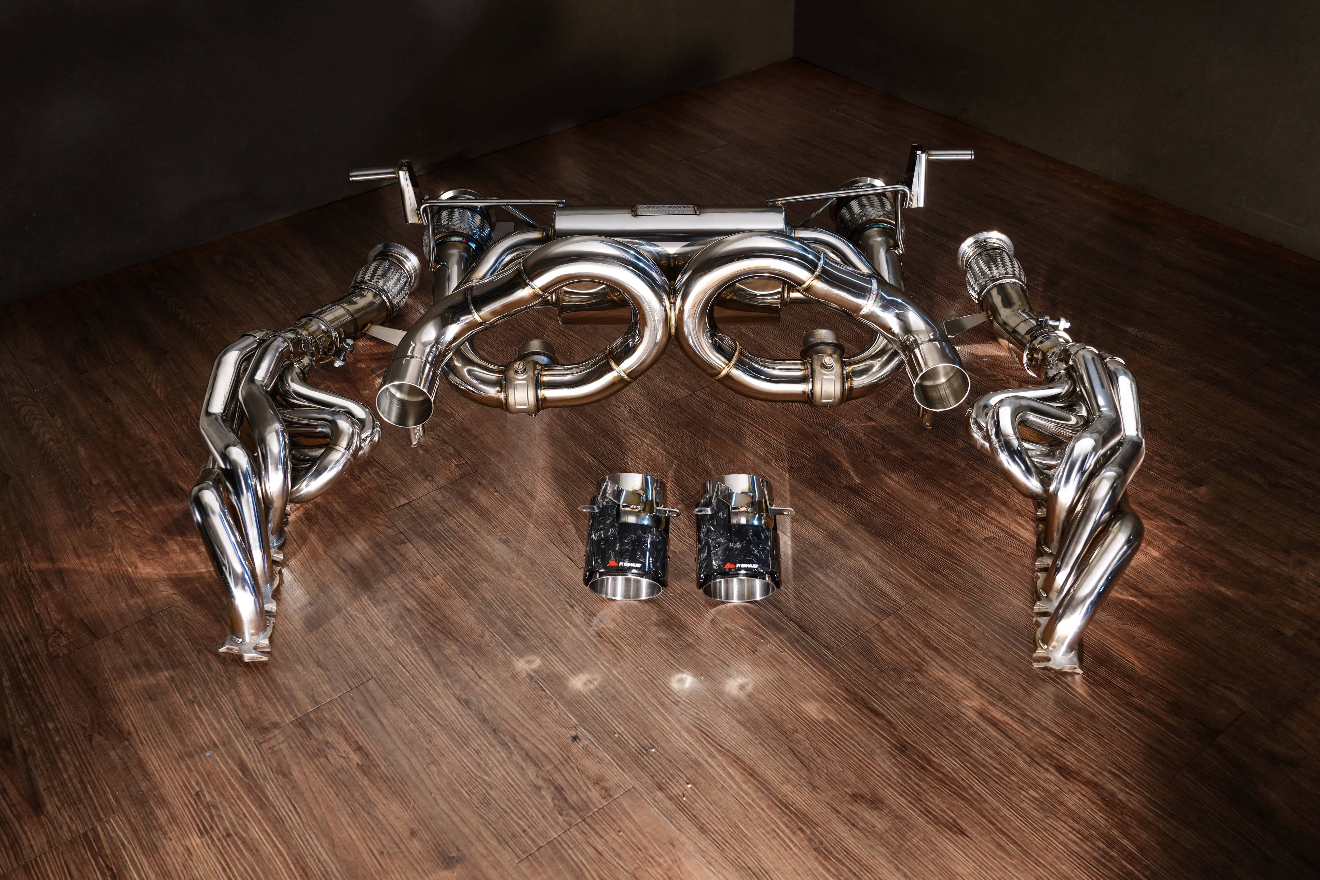 Kies-Motorsports Fi EXHAUST Lamborghini Huracan EVO | Race Version | 2019+ Valvetronic Muffler (OEM Valve Settings) Exhaust