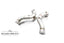 Kies-Motorsports Fi EXHAUST Mercedes-Benz C190 AMG GTR | 4.0TT M178 | 2017-2021 	Sport 200 Cell Downpipe