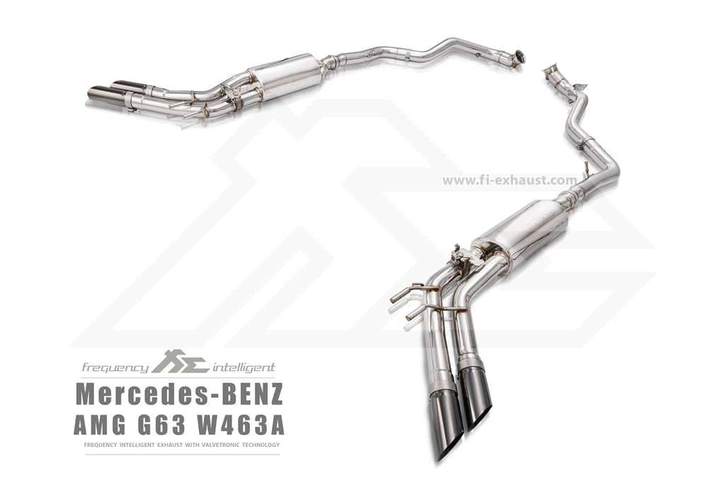Kies-Motorsports Fi EXHAUST Mercedes-Benz W463A AMG G63 | 4.0TT M177 | Quad Tips | 2018+ Valvetronic Muffler Exhaust
