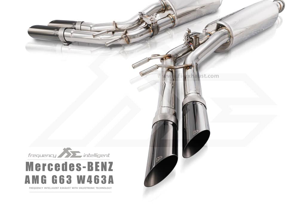 Kies-Motorsports Fi EXHAUST Mercedes-Benz W463A AMG G63 | 4.0TT M177 | Quad Tips | 2018+ Valvetronic Muffler Exhaust