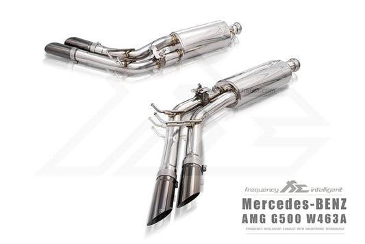 Kies-Motorsports Fi EXHAUST Mercedes-Benz W463A G500 / G550 | 4.0TT M176 | Quad Tips | 2018+ Valvetronic Muffler Exhaust