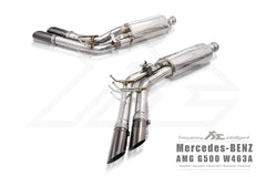 Kies-Motorsports Fi EXHAUST Mercedes-Benz W463A G500 / G550 | 4.0TT M176 | Quad Tips | 2018+ Valvetronic Muffler Exhaust