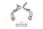 Kies-Motorsports Fi EXHAUST Mercedes-Benz X290 AMG GT63 | 4.0TT M177 | 2019+ Sport 200 Cell Downpipe