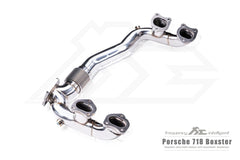 Kies-Motorsports Fi Exhaust Porsche 718 Boxster / Cayman|2.0L turbocharged flat-4|2016 +Mid Pipe + Valvetronic Muffler + Dual Silver Tips + Standard Remote