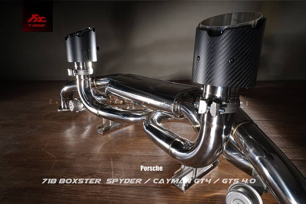 Kies-Motorsports Fi EXHAUST Porsche 718 GT4 RS | 2022+ Valvetronic Muffler Exhaust