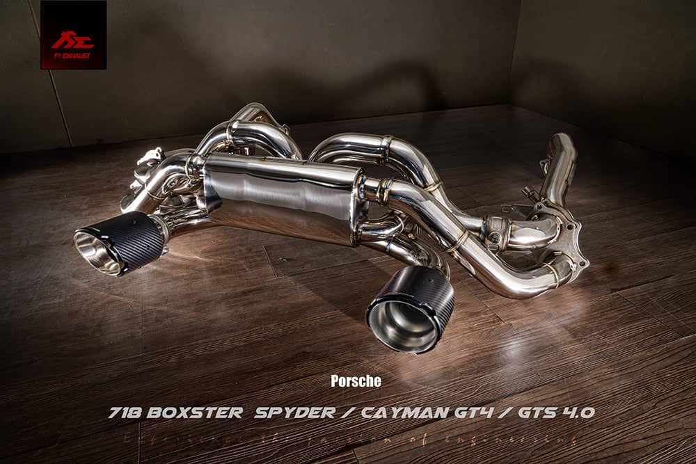 Kies-Motorsports Fi EXHAUST Porsche 718 GT4 RS | 2022+ Valvetronic Muffler Exhaust