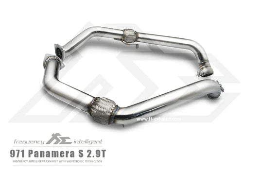 Kies-Motorsports Fi EXHAUST Porsche 971 Panamera S 2.9TT 2nd Catless Downpipe