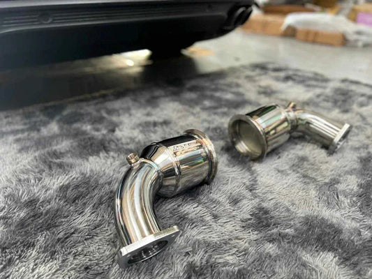 Kies-Motorsports Fi EXHAUST Porsche 971 Panamera S 2.9TT Catless Downpipe