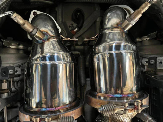 Kies-Motorsports Fi EXHAUST Porsche 971 Panamera S 2.9TT (OPF) Catless Downpipe