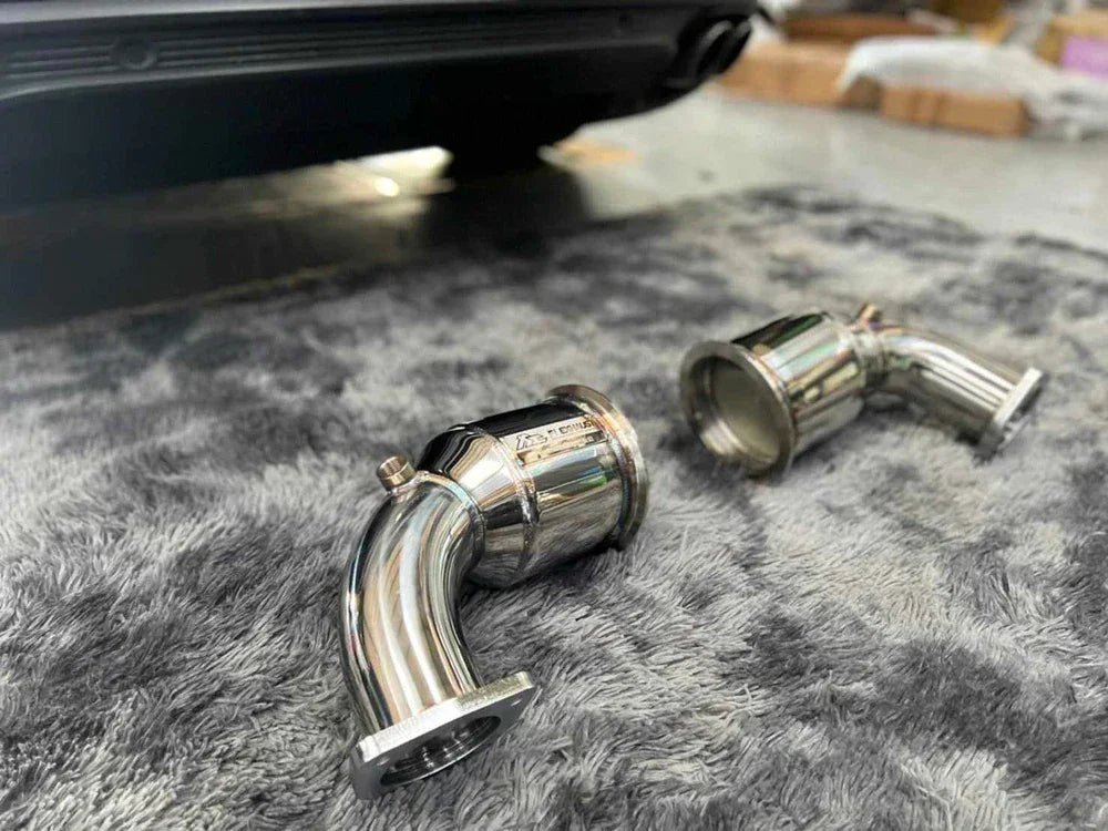 Kies-Motorsports Fi EXHAUST Porsche 971 Panamera Turbo/GTS Sport 200 Cell Downpipe