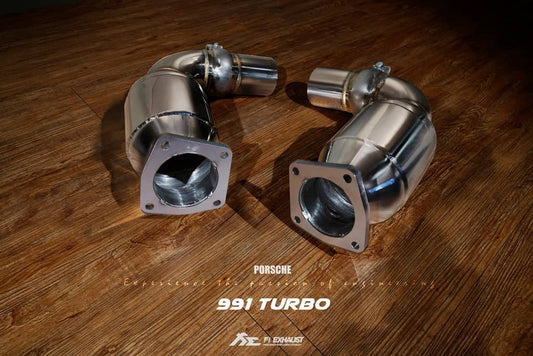 Kies-Motorsports Fi EXHAUST Porsche 991 Turbo / Turbo S (991.1 / 991.2) Catless Downpipe
