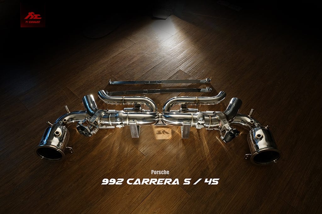 Kies-Motorsports Fi Exhaust Porsche 992 Carrera / 4 / S / 4S|3.0TT flat-6|2019 +Valvetronic Muffler + Fi PRO App Remote (OBDII)