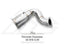Kies-Motorsports Fi EXHAUST Porsche 9YA.1 / 9YA.2 Cayenne 3.0T Sport 200 Cell Downpipe With Ceramic Coating (Gold)