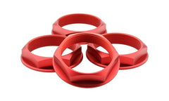Kies-Motorsports fifteen52 fifteen52 Super Touring (Chicane/Podium) Hex Nut Set of Four - Anodized Red