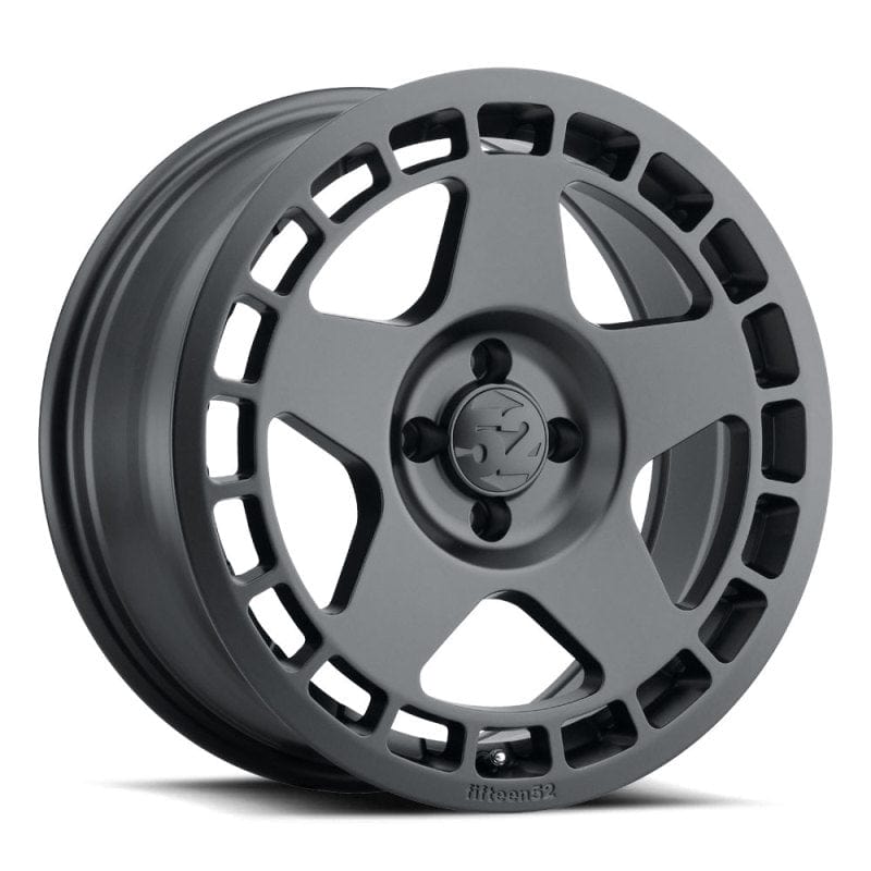 Kies-Motorsports fifteen52 fifteen52 Turbomac 17x7.5 4x108 42mm ET 63.4mm Center Bore Asphalt Black Wheel