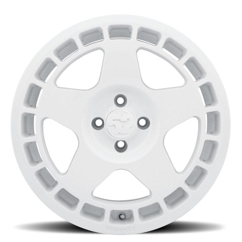 Kies-Motorsports fifteen52 fifteen52 Turbomac 17x7.5 4x108 42mm ET 63.4mm Center Bore Rally White Wheel