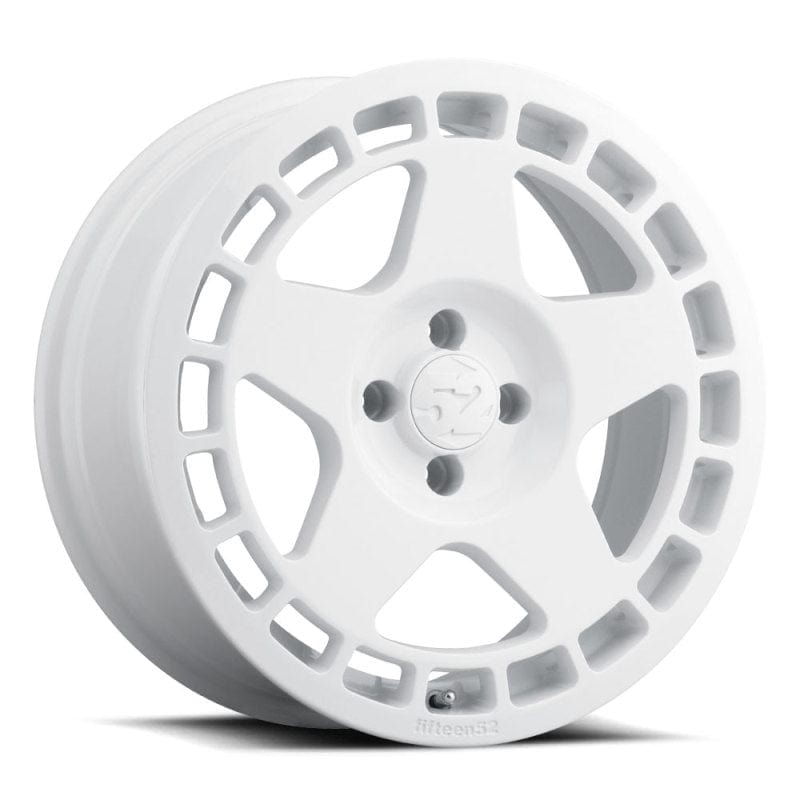 Kies-Motorsports fifteen52 fifteen52 Turbomac 17x7.5 4x108 42mm ET 63.4mm Center Bore Rally White Wheel