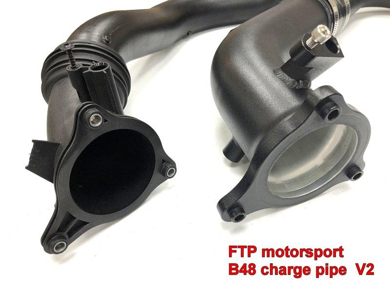 Kies-Motorsports FTP Motorsport FTP BMW B48 B46 CHARGE PIPE RED (V2)