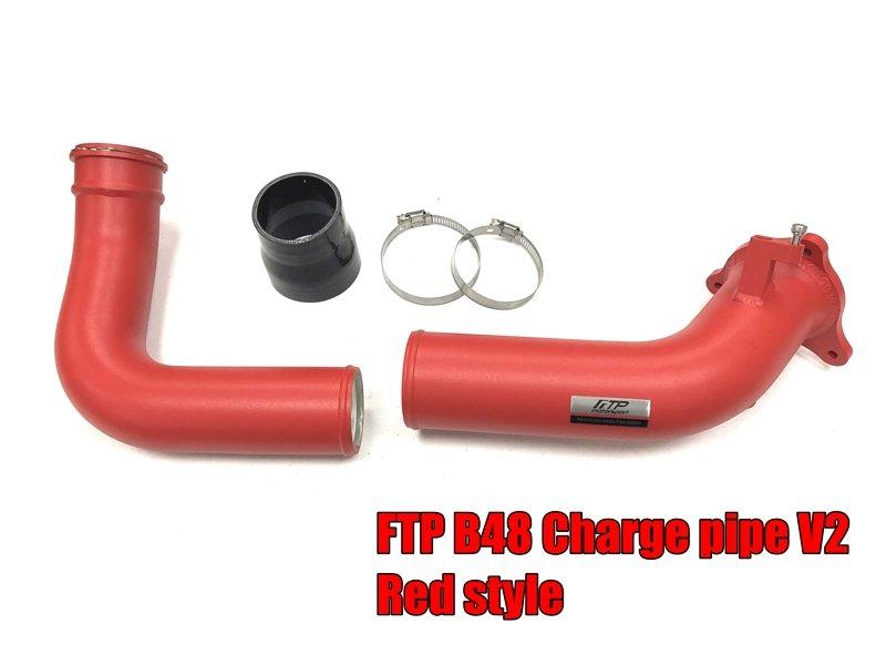 Kies-Motorsports FTP Motorsport FTP BMW B48 B46 CHARGE PIPE RED (V2) Main image