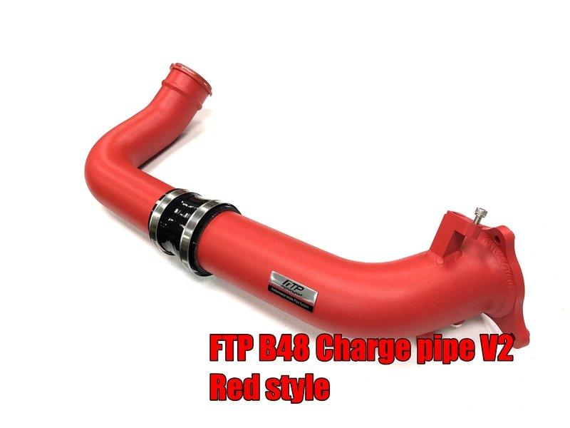 Kies-Motorsports FTP Motorsport FTP BMW B48 B46 CHARGE PIPE RED (V2)