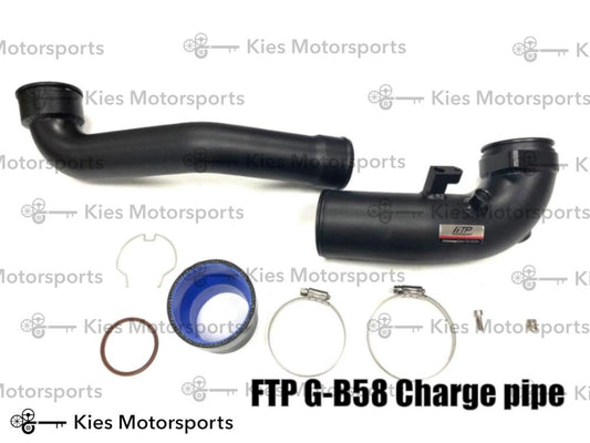 Kies-Motorsports FTP Motorsport FTP BMW G20 / Toyota A90 Supra B58 3.0T Charge Pipe OEM Black