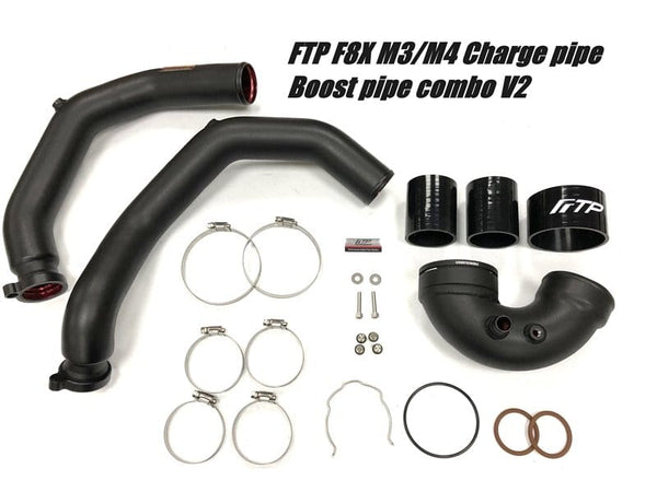 FTP BMW S55 Charge pipe+Boost pipe combo V2 for F80 M3/F82