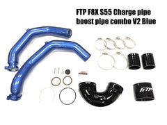 Kies-Motorsports FTP Motorsport FTP BMW S55 Charge pipe+Boost pipe combo V2 for F80 M3/F82 M4 Royal Blue