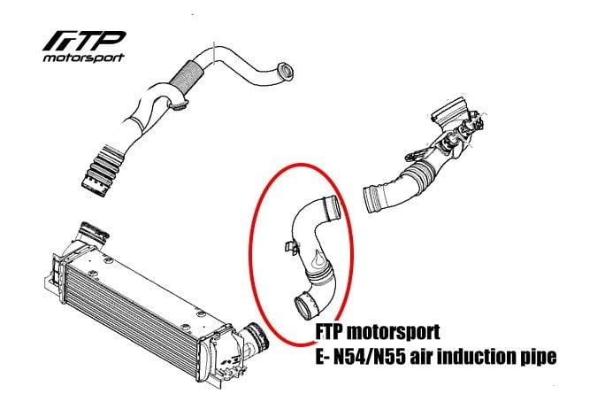 FTP E-N54/N55 AIR INDUCTION PIPE Secondary image