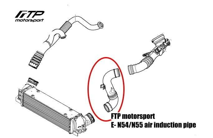 Kies-Motorsports FTP Motorsport FTP E-N54/N55 AIR INDUCTION PIPE