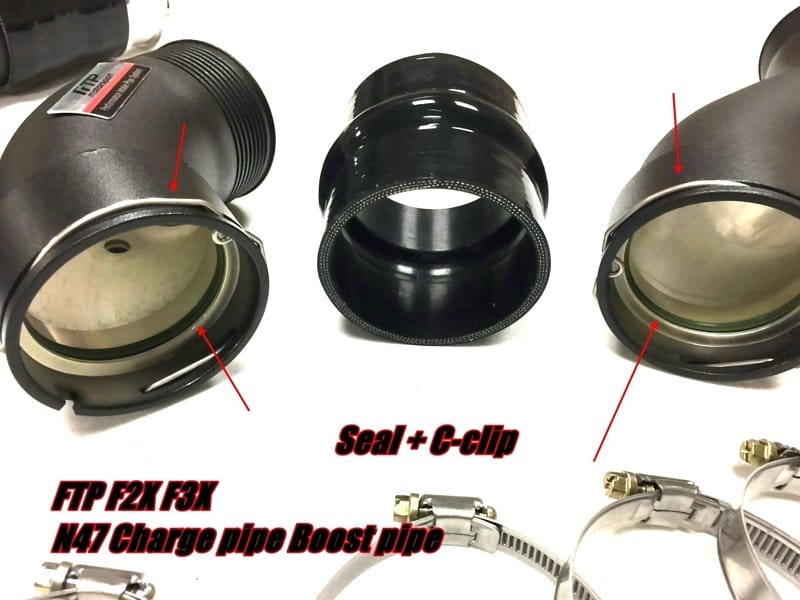 Kies-Motorsports FTP Motorsport FTP N47 F2X F3X 20D DIESEL CHARGE PIPE BOOST PIPE (320D ,318D,120D,220D,420D)