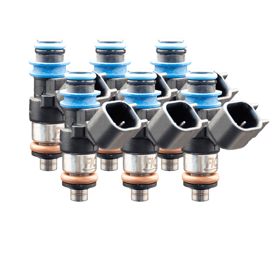 Kies-Motorsports Fuel Injector Clinic Six Cylinder 1000cc SHORT Custom Injector Set (isc-1000h-short-6)