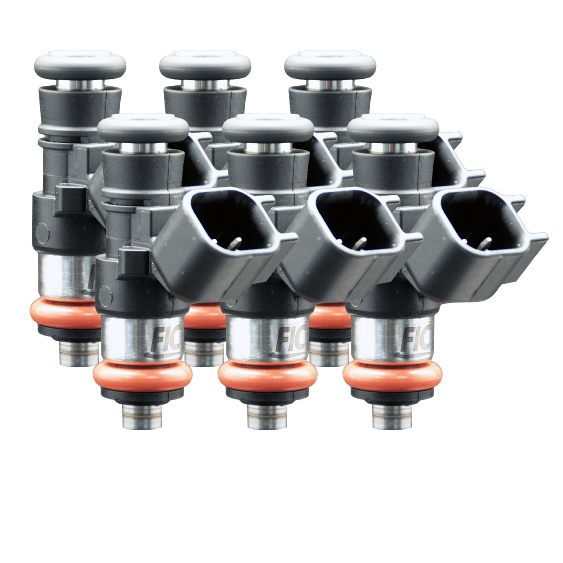 Kies-Motorsports Fuel Injector Clinic Six Cylinder 1000cc SHORT Custom Injector Set (isc-1000h-short-6)