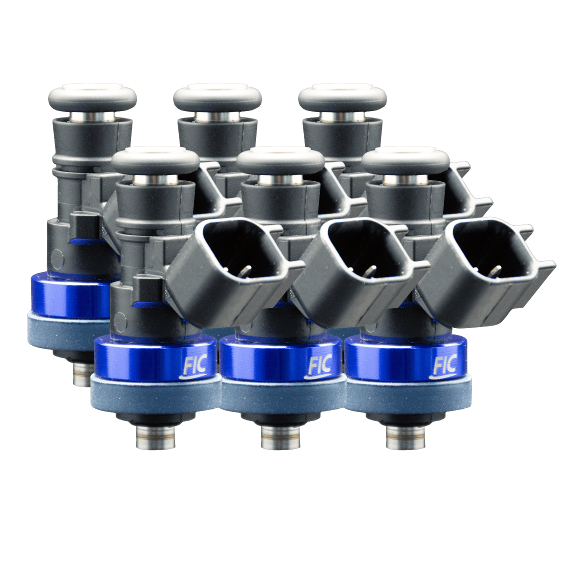 Kies-Motorsports Fuel Injector Clinic Six Cylinder 1000cc SHORT Custom Injector Set (isc-1000h-short-6)